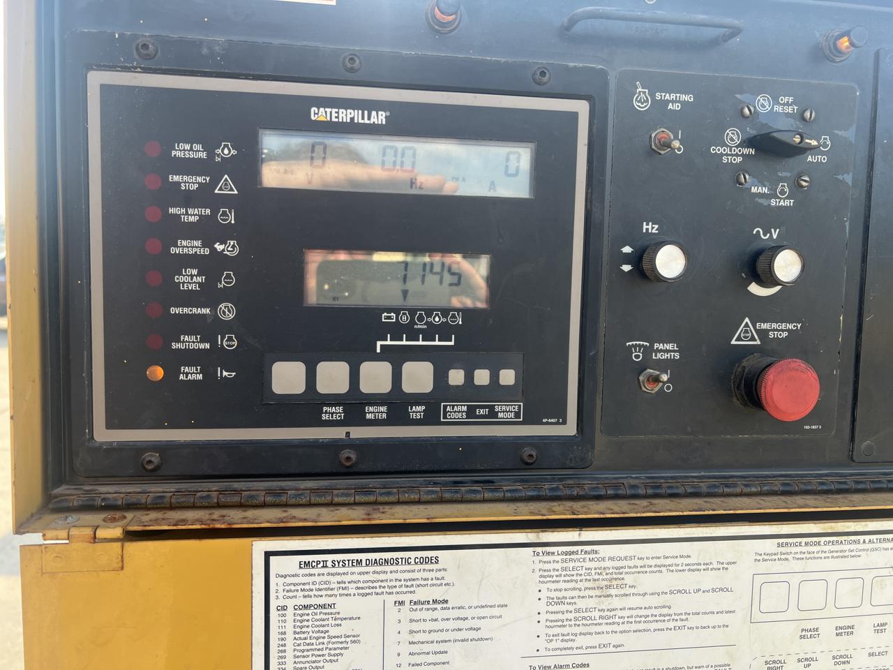 _225 kW Cat 3306 DI Gen Set, Year - 1997, Hours - 7145, Open Skid - Image 17