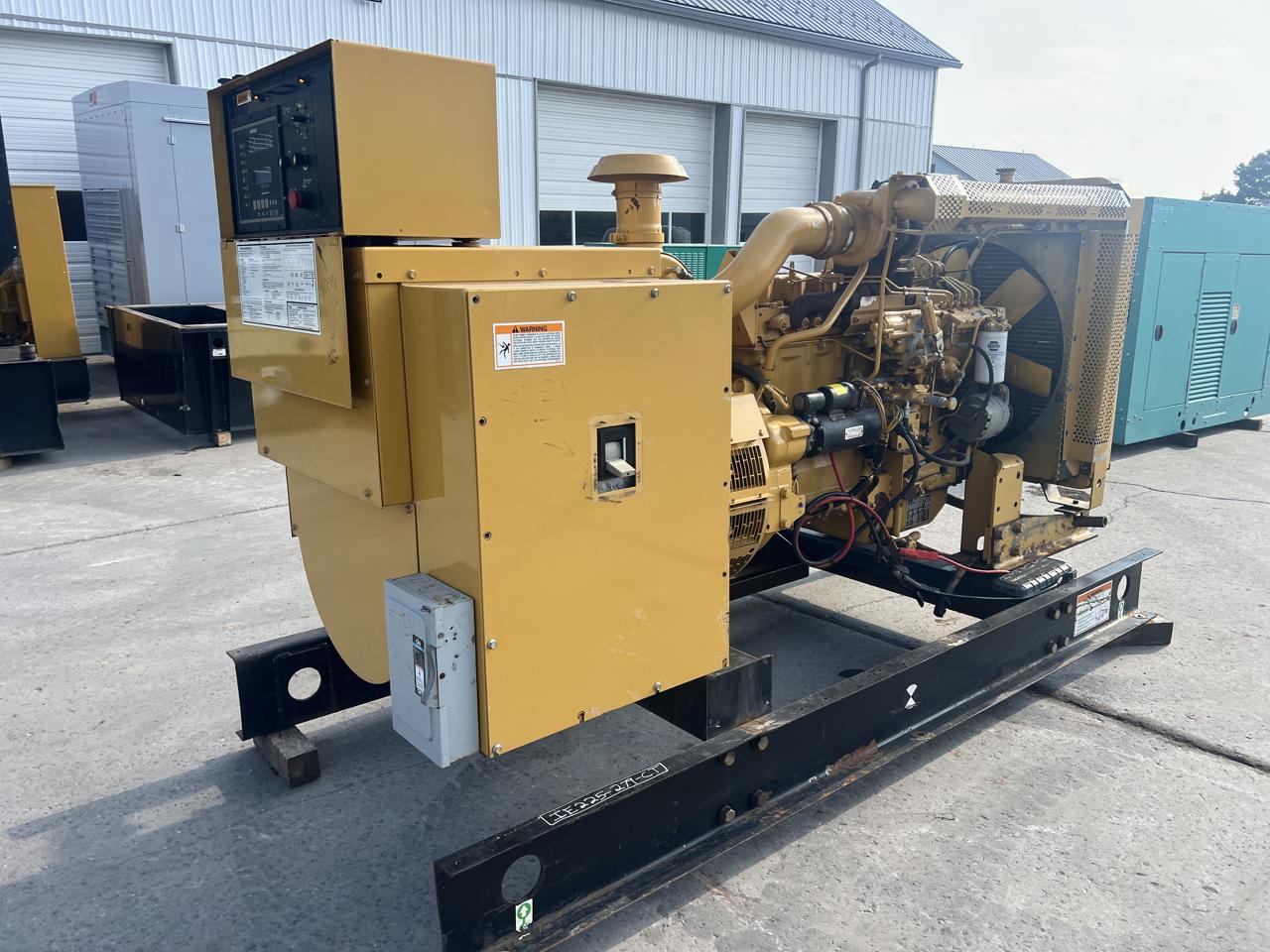 _225 kW Cat 3306 DI Gen Set, Year - 1997, Hours - 7145, Open Skid - Image 3