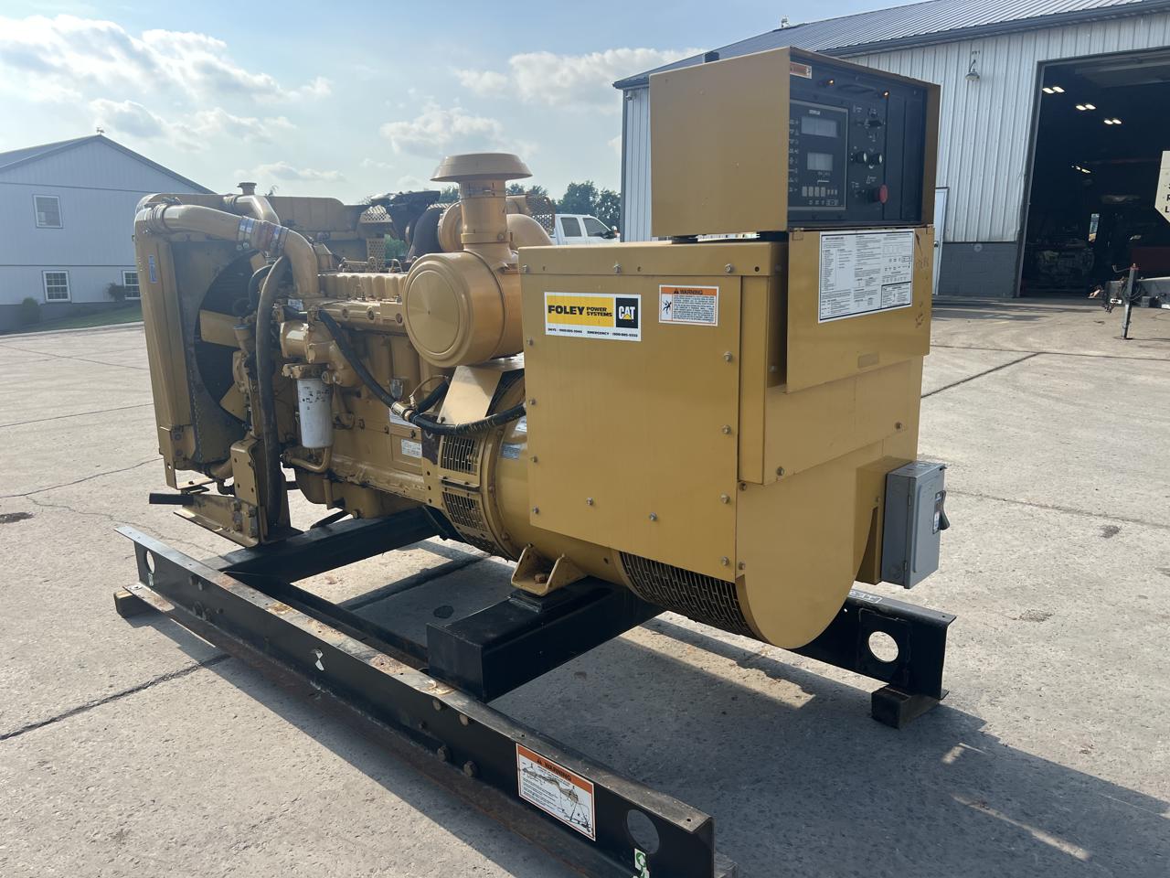 _225 kW Cat 3306 DI Gen Set, Year - 1997, Hours - 7145, Open Skid - Image 4