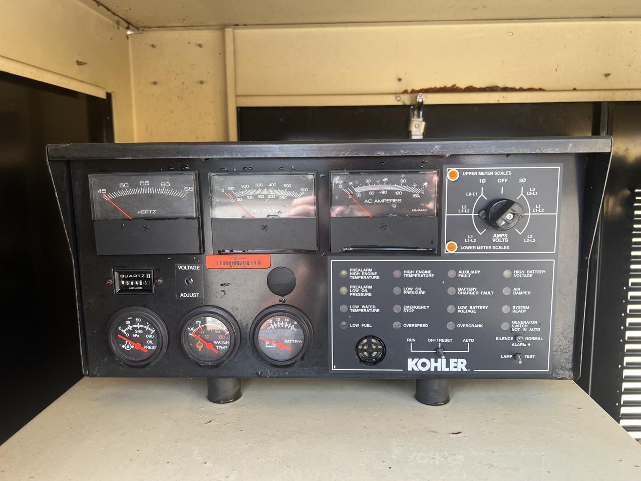 __25 kW Kohler Generator, John Deere Engine, with Enclosure and Base Fuel Tank, Year - 2004, 584 Hours - Image 15