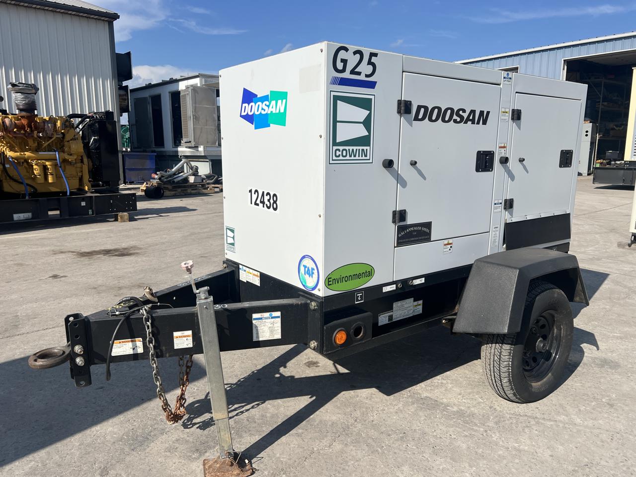 __25 kW Doosan Portable Rental Grade GenSet with Voltage Selector Switch, Year - 2019, 3288 Hours - Image 3