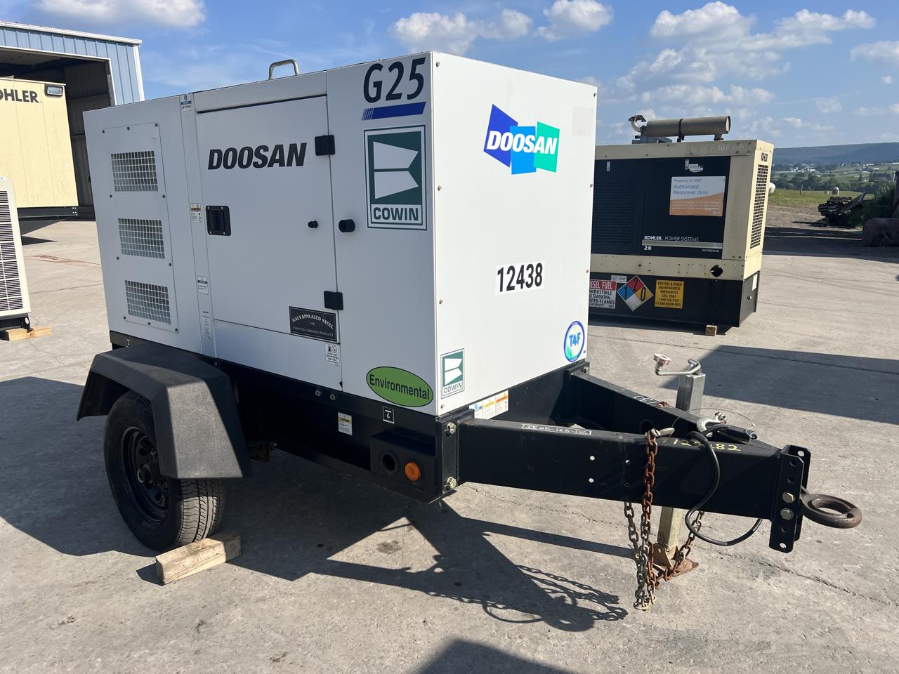__25 kW Doosan Portable Rental Grade GenSet with Voltage Selector Switch, Year - 2019, 3288 Hours - Image 4