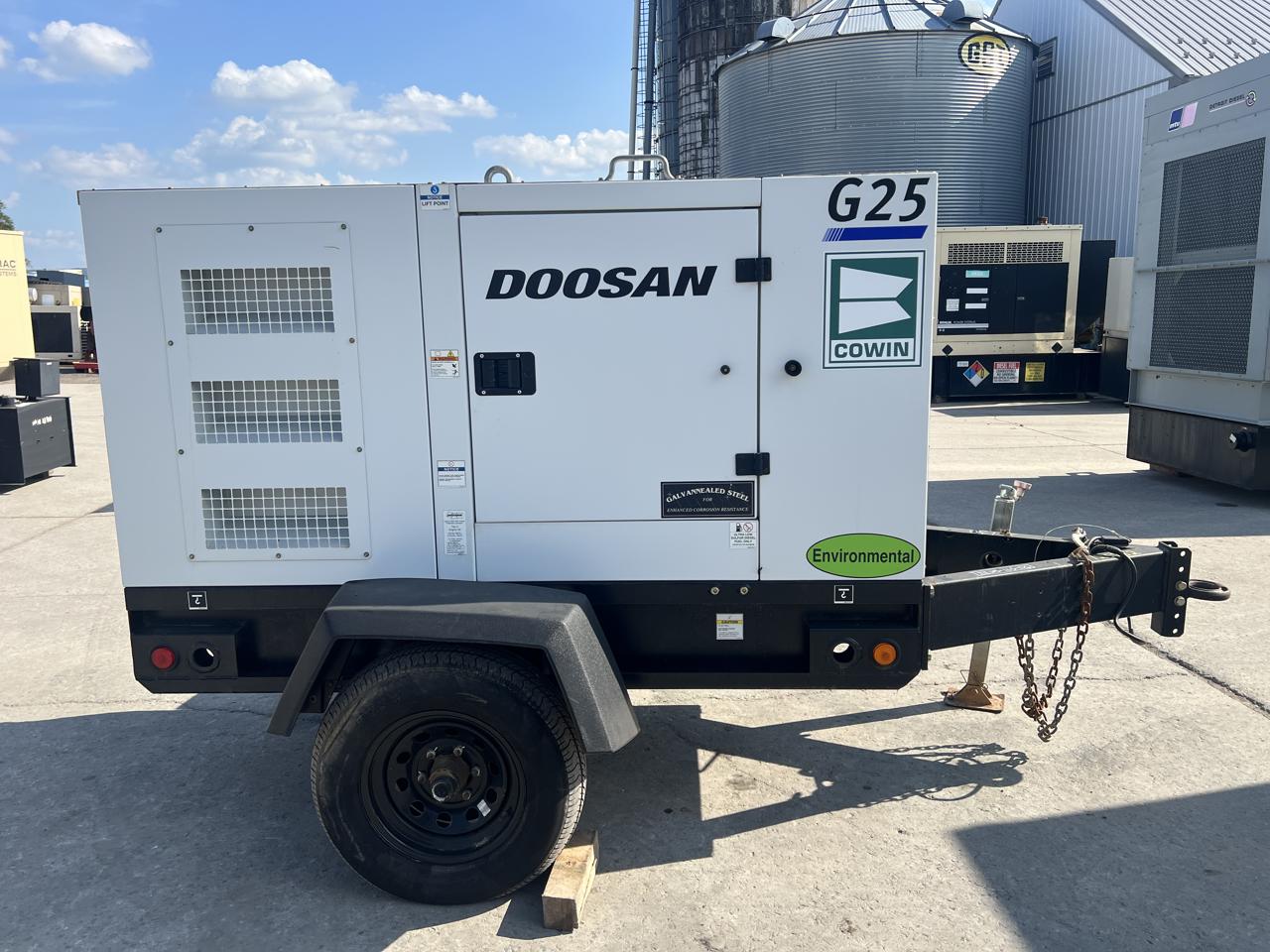 __25 kW Doosan Portable Rental Grade GenSet with Voltage Selector Switch, Year - 2019, 3288 Hours - Image 5