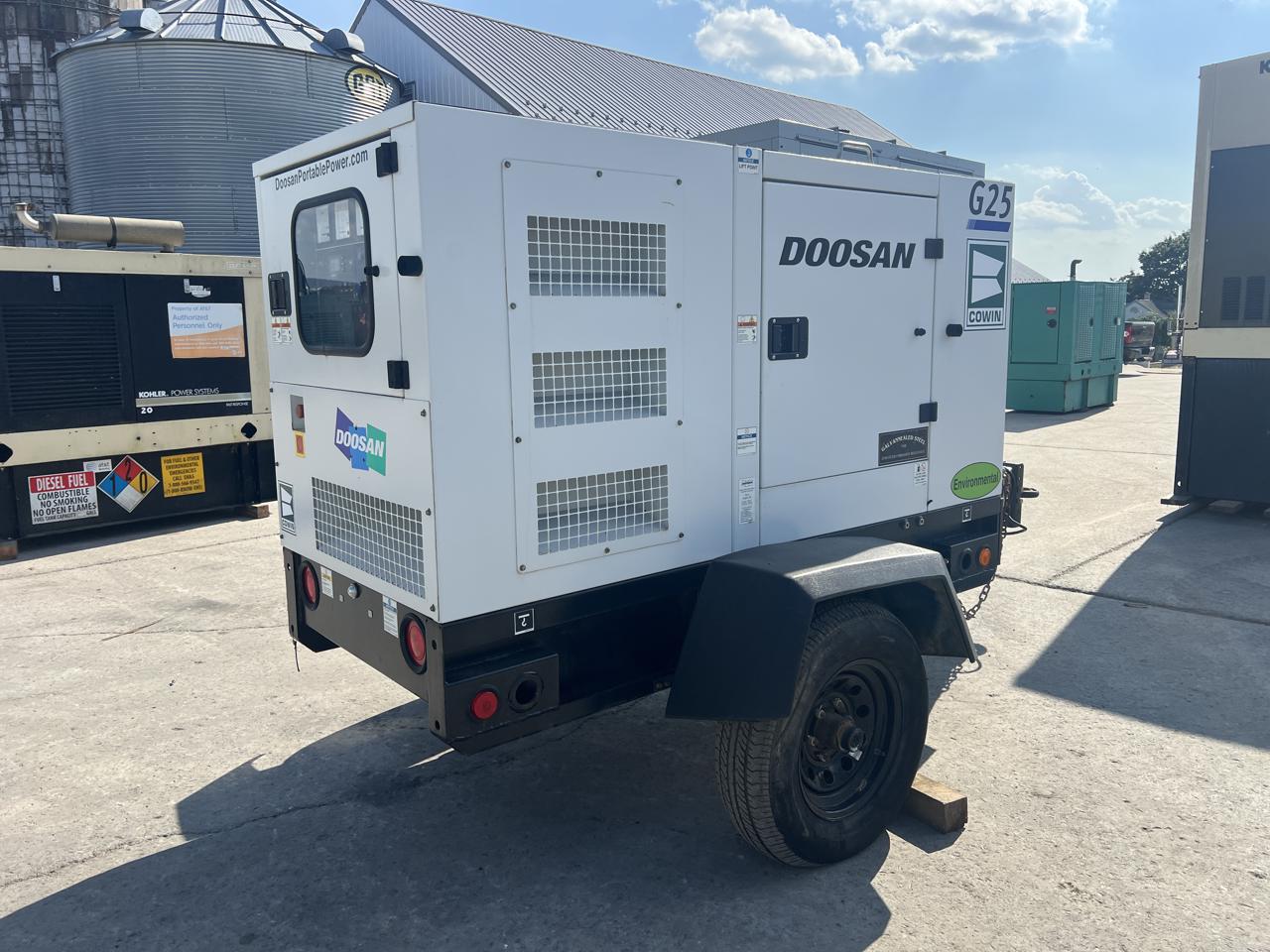 __25 kW Doosan Portable Rental Grade GenSet with Voltage Selector Switch, Year - 2019, 3288 Hours - Image 6