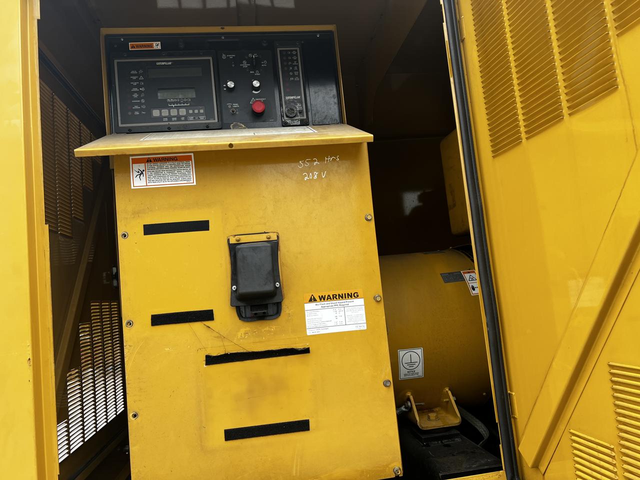 _350 kW CAT Generator, with Enclosure and Base Fuel Tank 3406 C Diesel Engine, Year - 2002, 552 Hours - Image 15