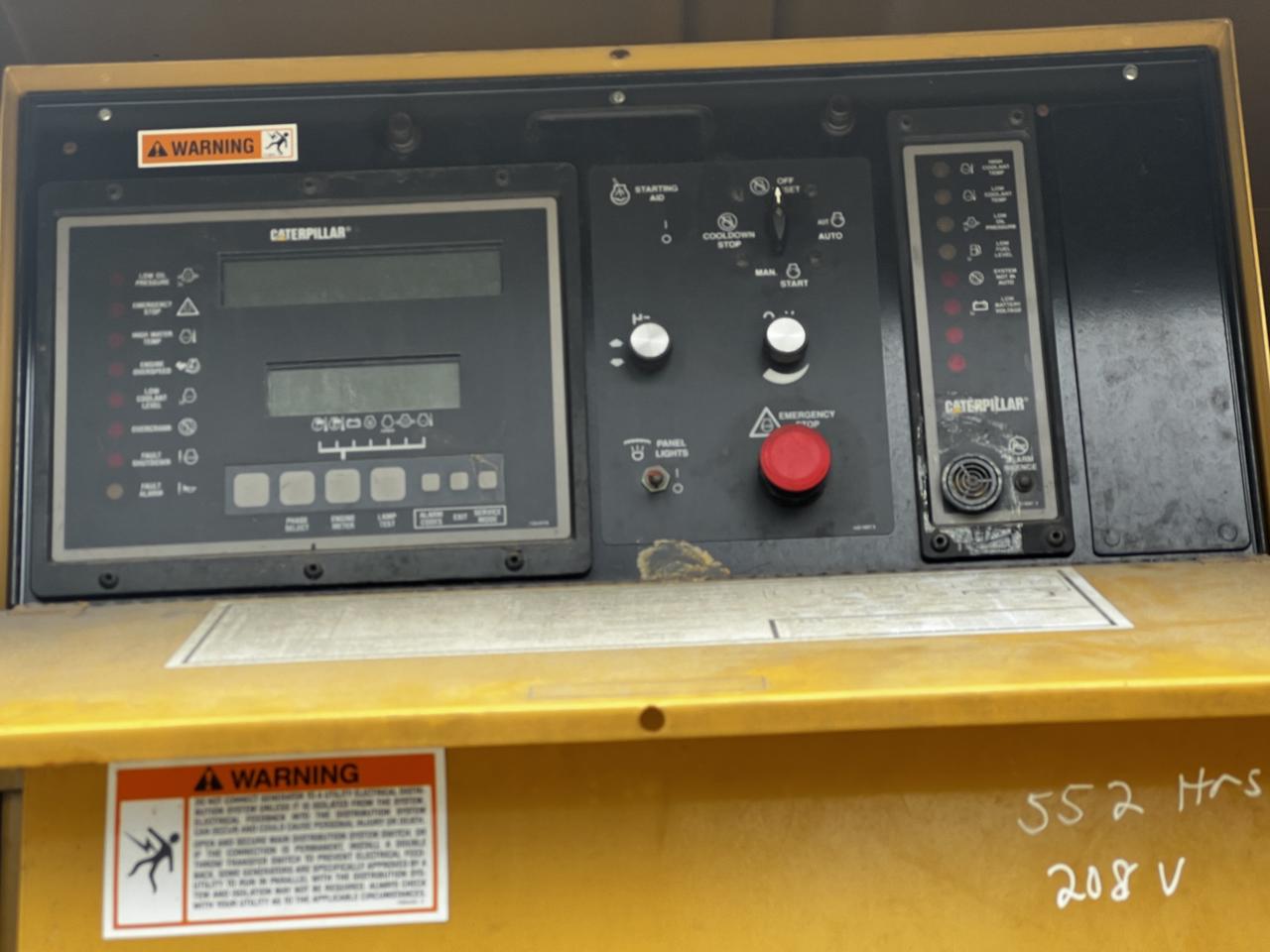 _350 kW CAT Generator, with Enclosure and Base Fuel Tank 3406 C Diesel Engine, Year - 2002, 552 Hours - Image 17