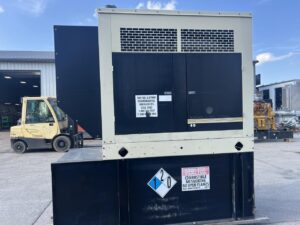 __40 kW Kohler Generator, 2.9 Liter John Deere Engine, with Sound Attenuated Enclosure and Base Fuel Tank, Year - 2005, 249 Hours