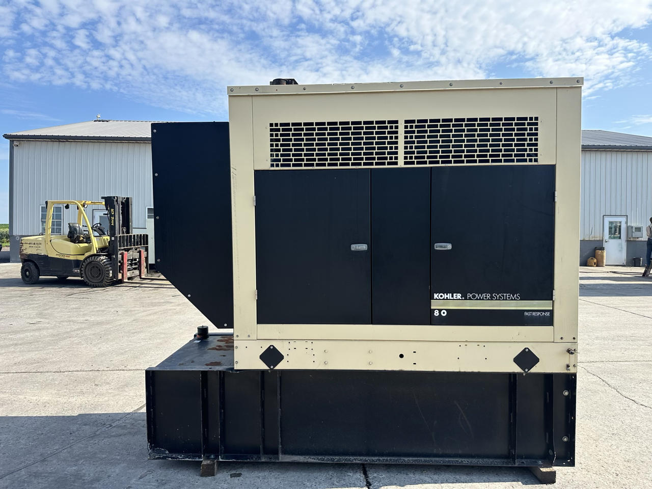 __80 kW Kohler Generator, John Deere Engine, Year - 2003, 1361 Hours