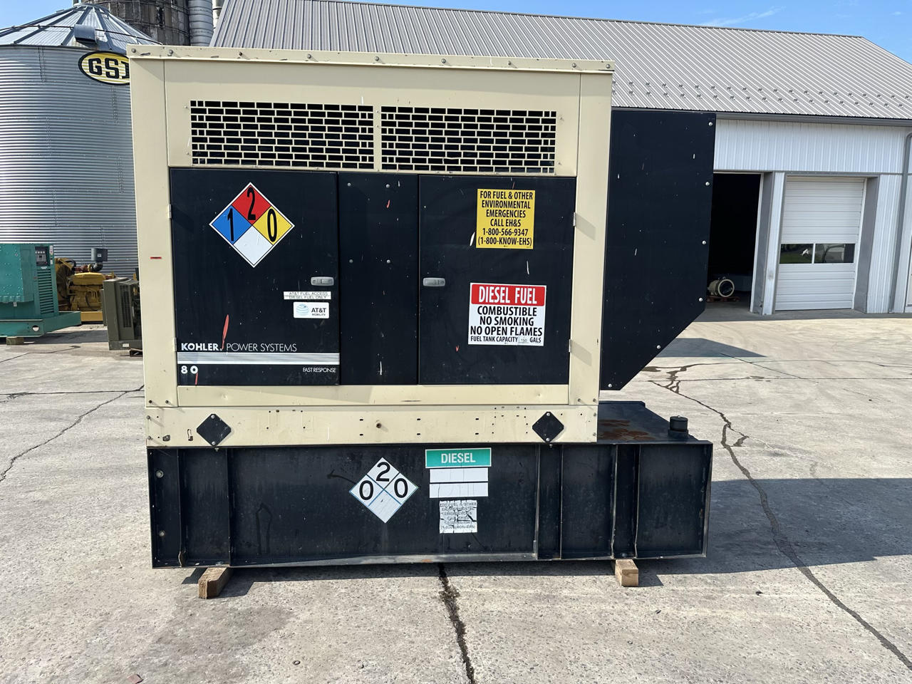 __80 kW Kohler Generator, John Deere Engine, Year - 2003, 1361 Hours - Image 5