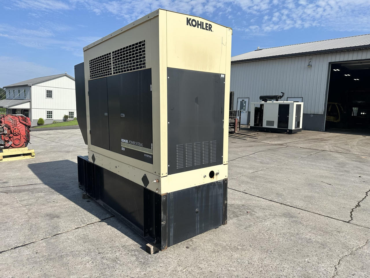 __80 kW Kohler Generator, John Deere Engine, Year - 2003, 1361 Hours - Image 7