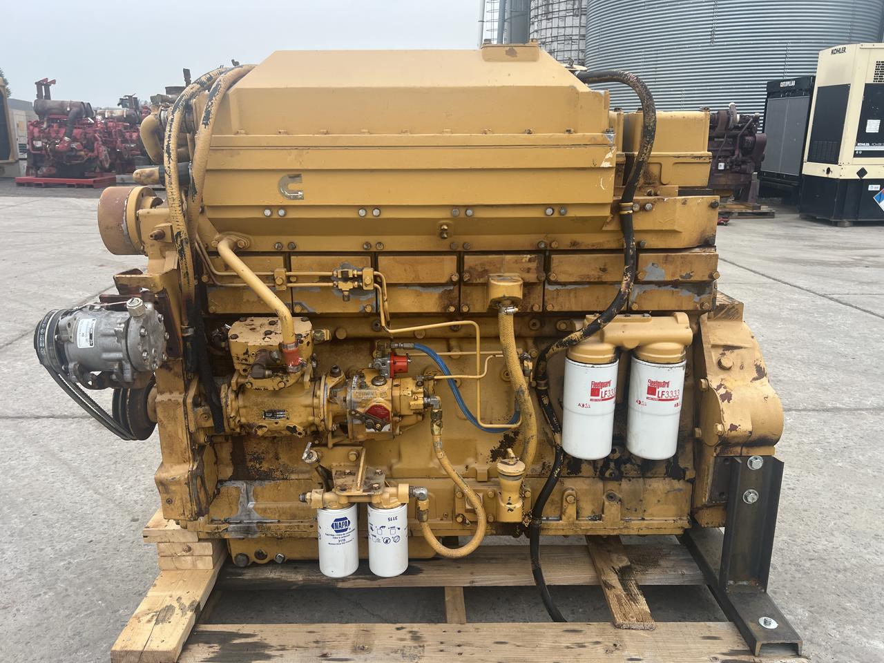 KTA 19C Cummins Engine, Good Running, Takeout of Haul Truck