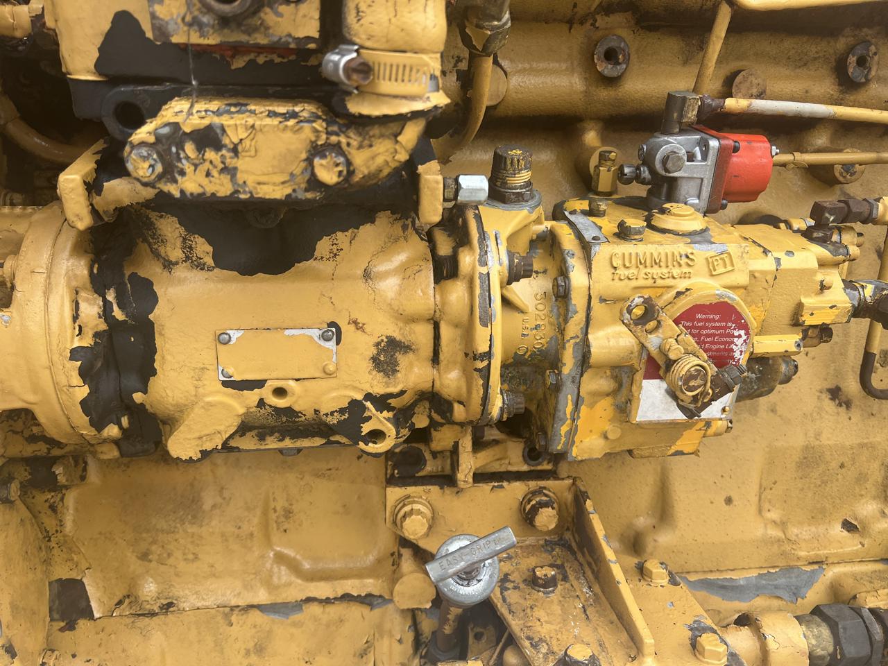 KTA 19C Cummins Engine, Good Running Takeout of Haul Truck - Image 12