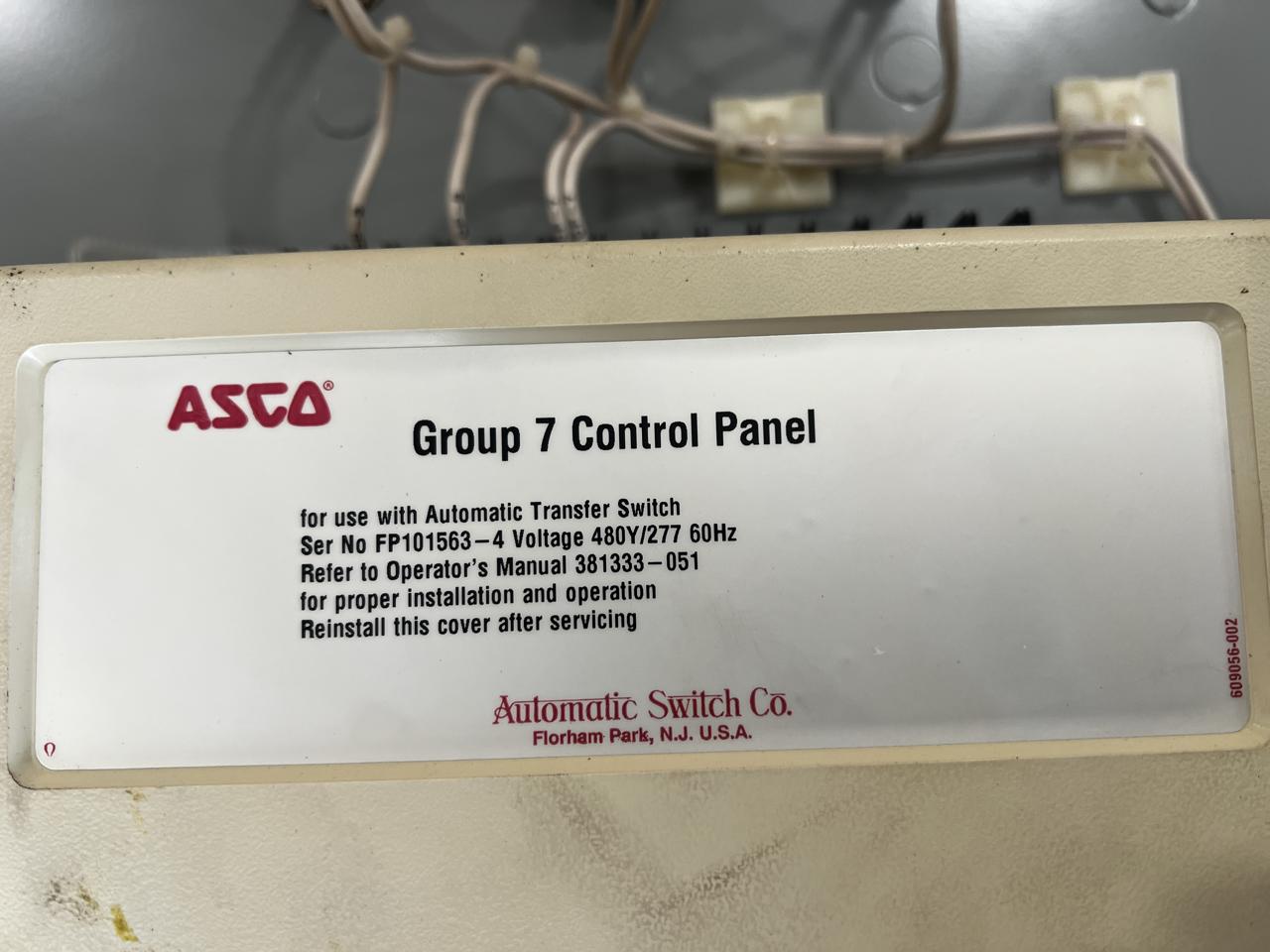 Asco 940 Series Automatic Transfer Switch, 800 Amp, Type 1 Enclosure, 480 Volt - Image 12