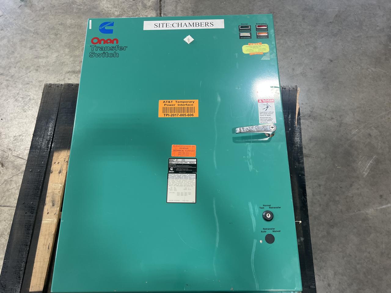 Cummins/Onan Automatic Transfer Switch, 1 Ph, 240 V, Nema 1 - Image 6