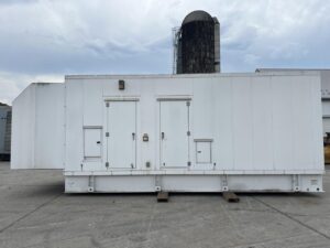 1000 kW Caterpillar GenSet, Year - 2005, 858 Hours, with Sound Attenuated Enclosure and Base Fuel Tank, 3508B Engine