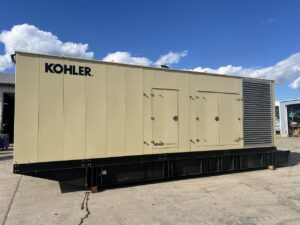 _750 kW Kohler Generator, Mitsubishi Engine, with Sound Attenuated Enclosure and Base Fuel Tank, Year - 2017, 510 Hours, US EPA Tier 2 Pre Emission Engine