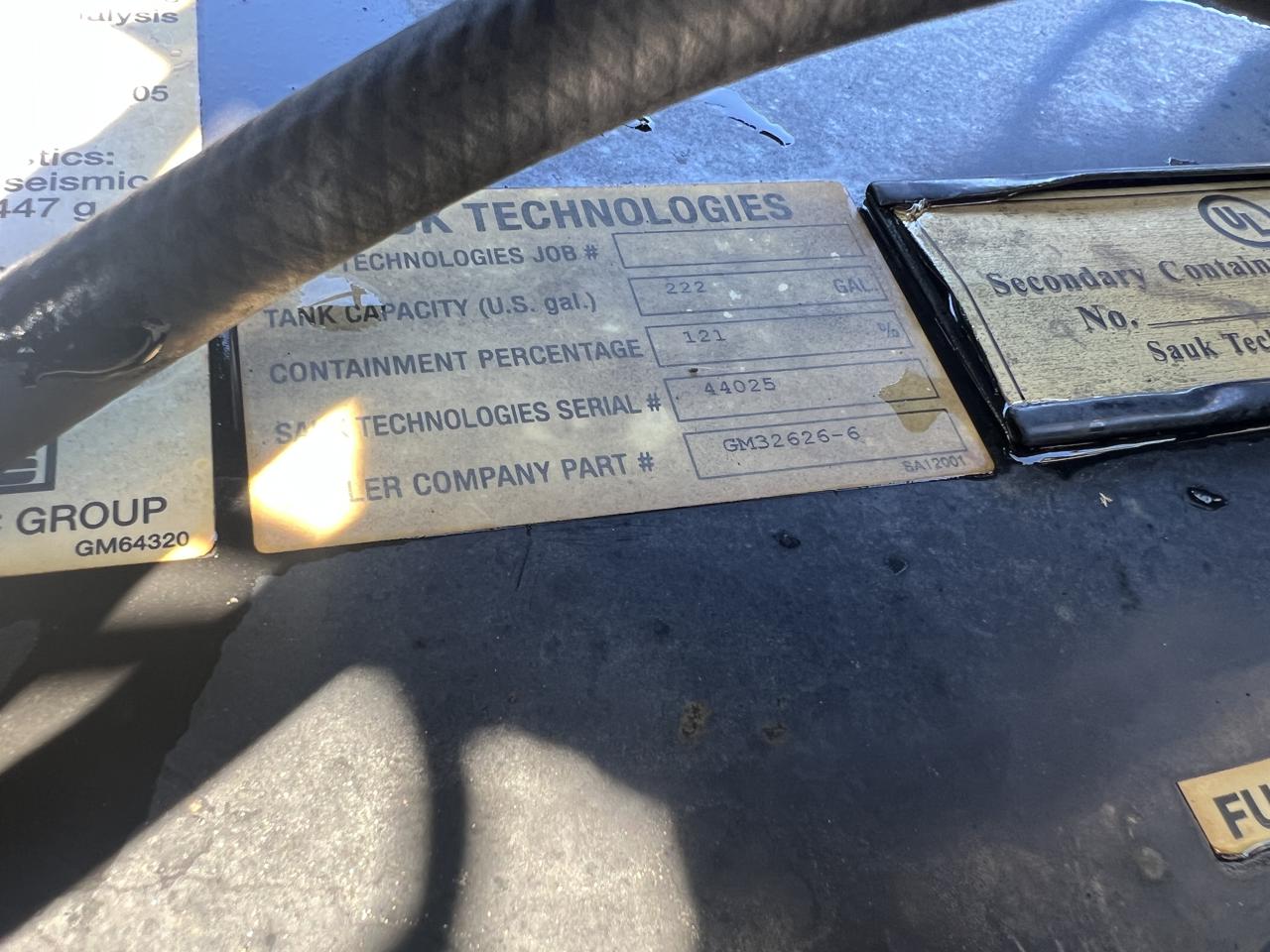 _250 kW Kohler Generator, with Base Fuel Tank, 9.0 Liter John Deere Engine, Year - 2009, 15 Hours, US EPA Tier 3, Pre Emission Engine - Image 11