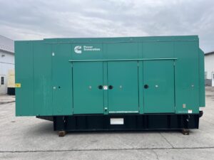 _400 kW Cummins/Onan Diesel Generator with Sound Attenuated Enclosure and Base Tank, QSX15 Liter Engine, US /EPA Tier 3 Pre Emission Engine