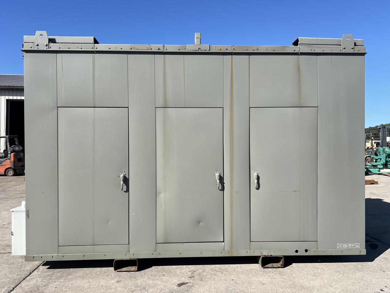 _750 kW Cummins/Onan GenSet, with Enclosure, QST30 Liter Cummins Engine, Year-2001, 1666 Hours