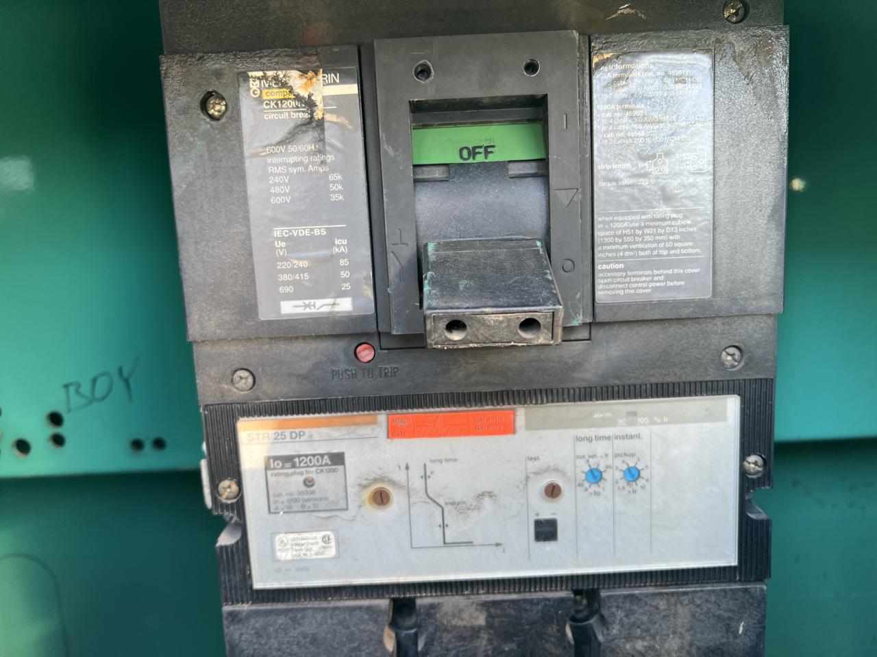 _750 kW Cummins/Onan GenSet, with Enclosure, QST30 Liter Cummins Engine, Year-2001, 1666 Hours - Image 17