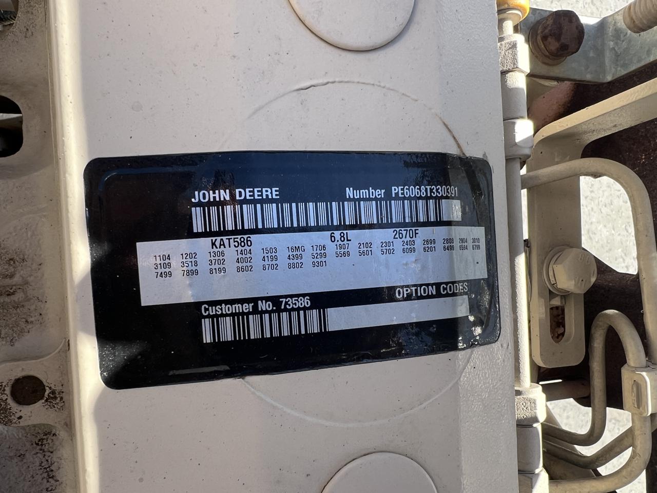 _105 kW Katolight Generator, 6.8 Liter John Deere Engine, 788 Hours, Open Skid - Image 12