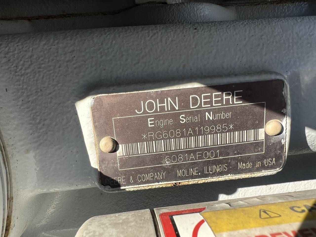 _150 kW Spectrum/Kohler Generator,with Enclosure and Base Fuel Tank 8.1 Liter John Deere Engine, 931 Hours - Image 12