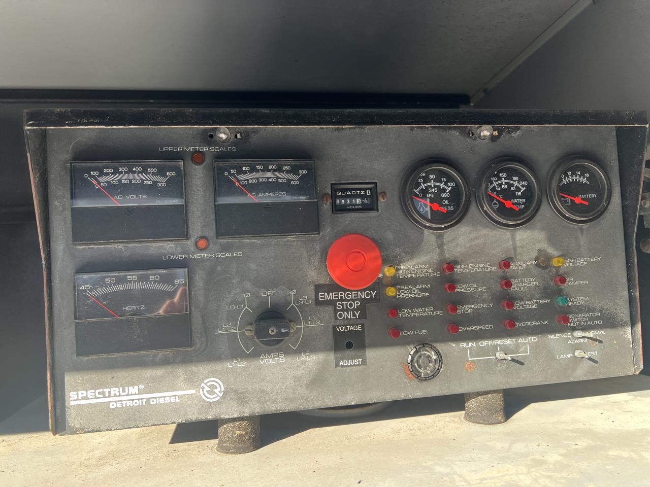 _150 kW Spectrum/Kohler Generator,with Enclosure and Base Fuel Tank 8.1 Liter John Deere Engine, 931 Hours - Image 14