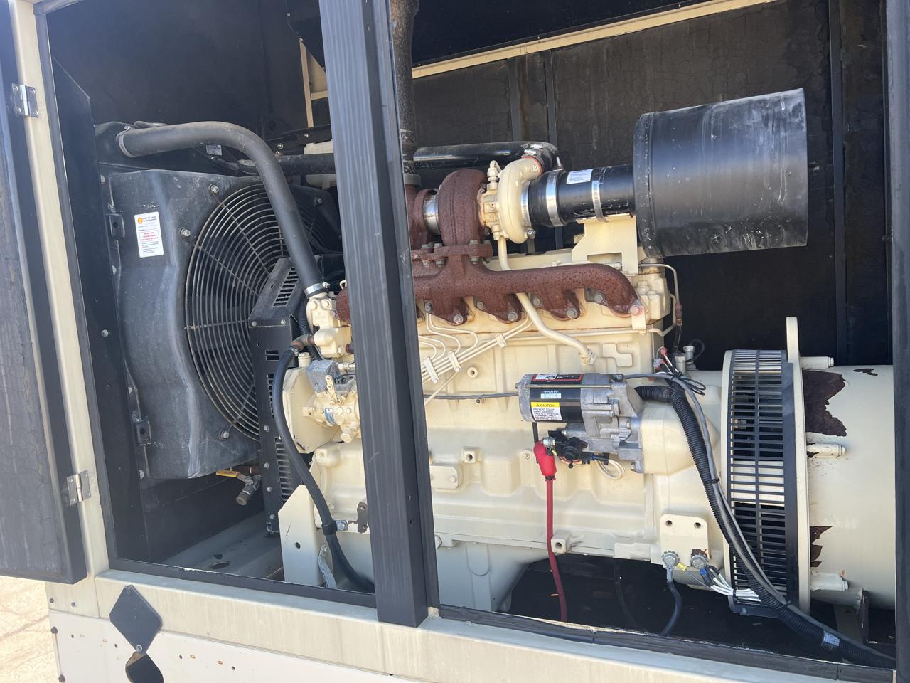 _150 kW Kohler Generator, with Sound Attenuated Enclosure and Base Fuel Tank, 6.1 Liter John Deere Engine, Year - 2002, 246 Hours - Image 8