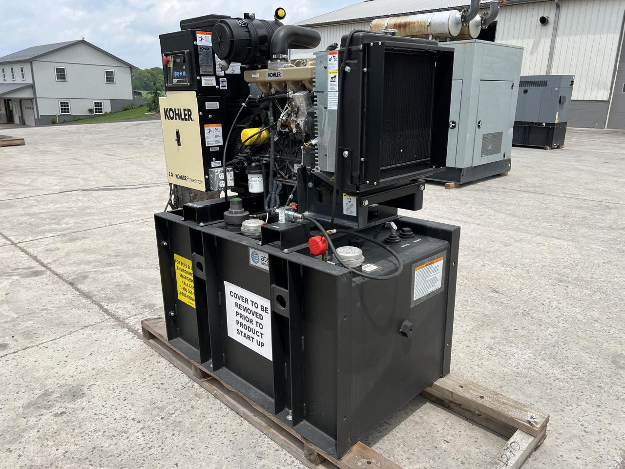 __22 kW Kohler Gen Set, Unused Surplus with Base Fuel Tank, Diesel, Year 2019, 0.5 Hours, - Image 8