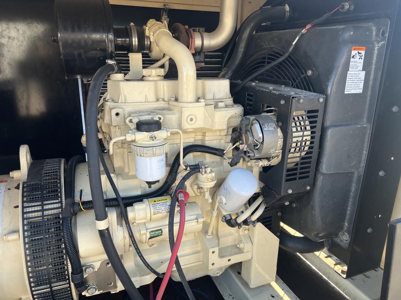 __40 kW Kohler Generator, with Enclosed and Base Fuel Tank, 2.9 Liter John Deere Engine, Year - 2004, 730 Hours - Image 10