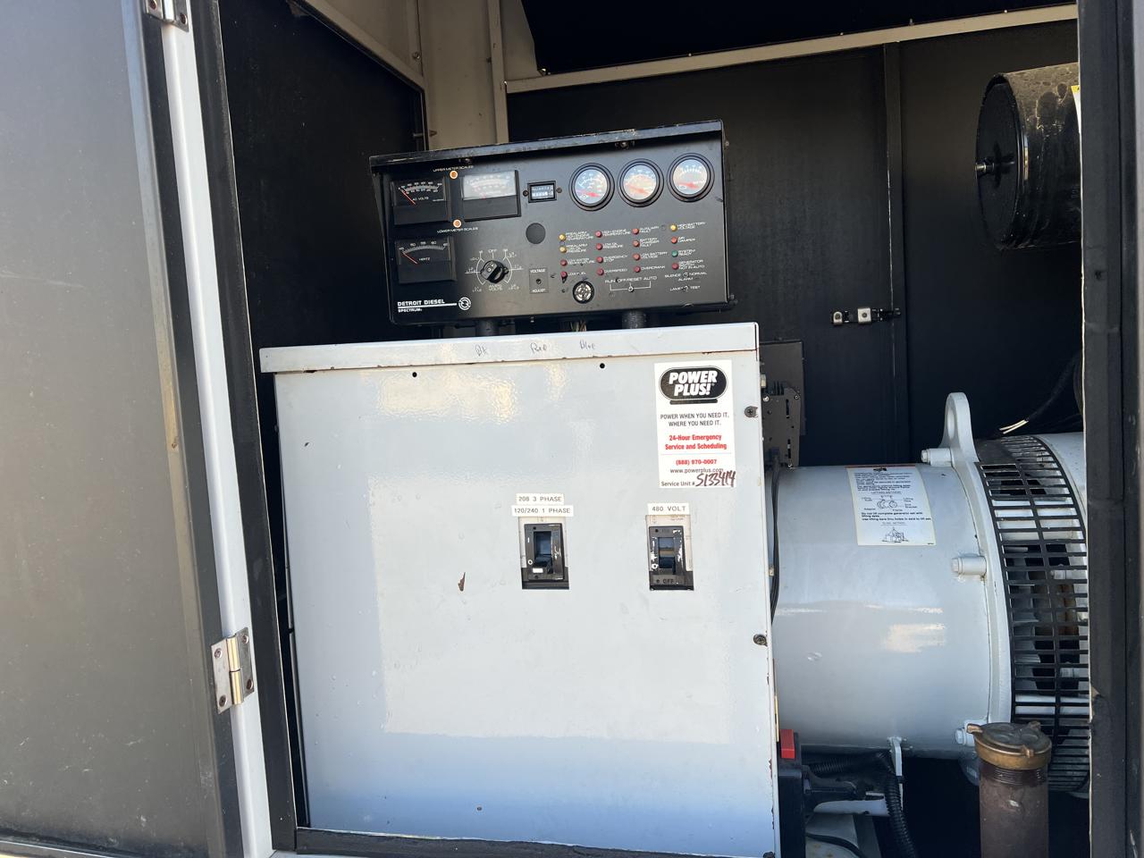 __60 kW Spectrum/Kohler Portal Rental Grade Generator, with Selectable Voltage Switch, 4.5 Liter John Deere Engine, Year - 2002, 137 Hours - Image 15