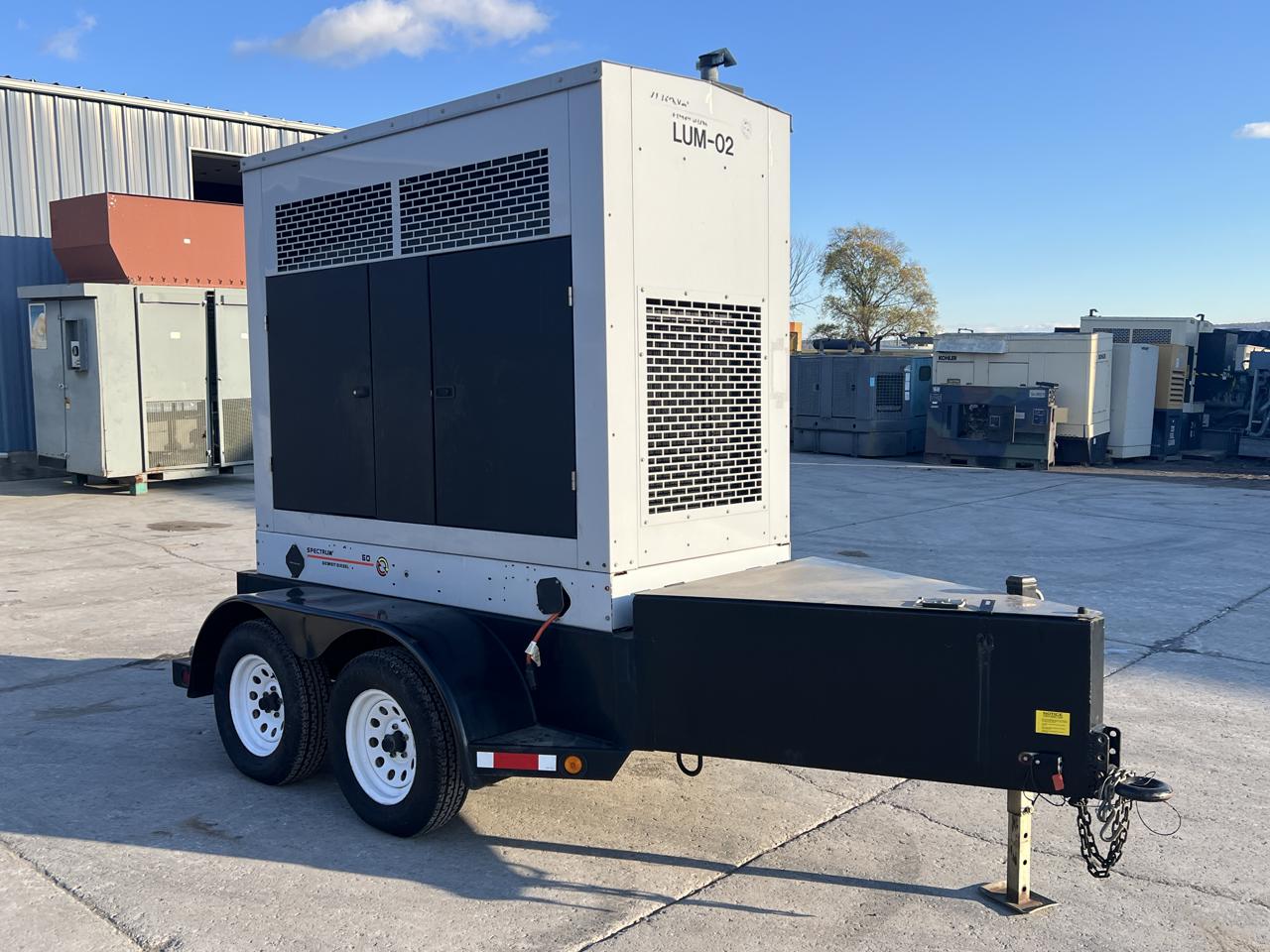 __60 kW Spectrum/Kohler Portal Rental Grade Generator, with Selectable Voltage Switch, 4.5 Liter John Deere Engine, Year - 2002, 137 Hours - Image 4