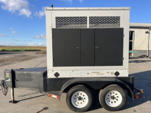 __60 kW Spectrum/Kohler Portable Rental Grade Generator, with Selectable Voltage Switch, 4.5 Liter John Deere Engine, Year - 2002, 281 Hours