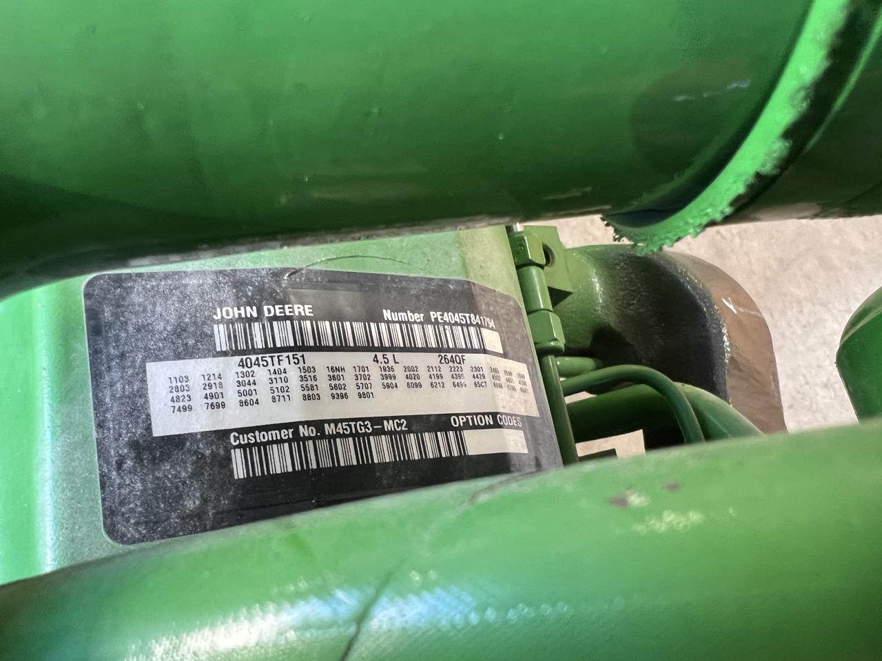 John Deere 4.5 Liter Mechanical Industrial Power Unit with Radiator Engine, Year - 2011, 50 Hours since new - Image 13