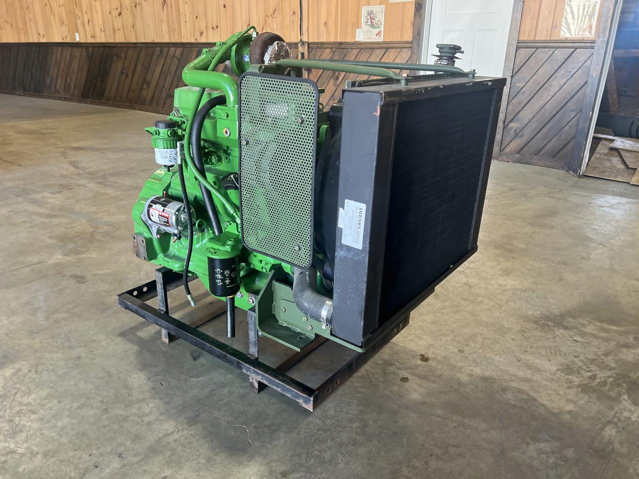John Deere 4.5 Liter Mechanical Industrial Power Unit with Radiator Engine, Year - 2011, 50 Hours since new - Image 3