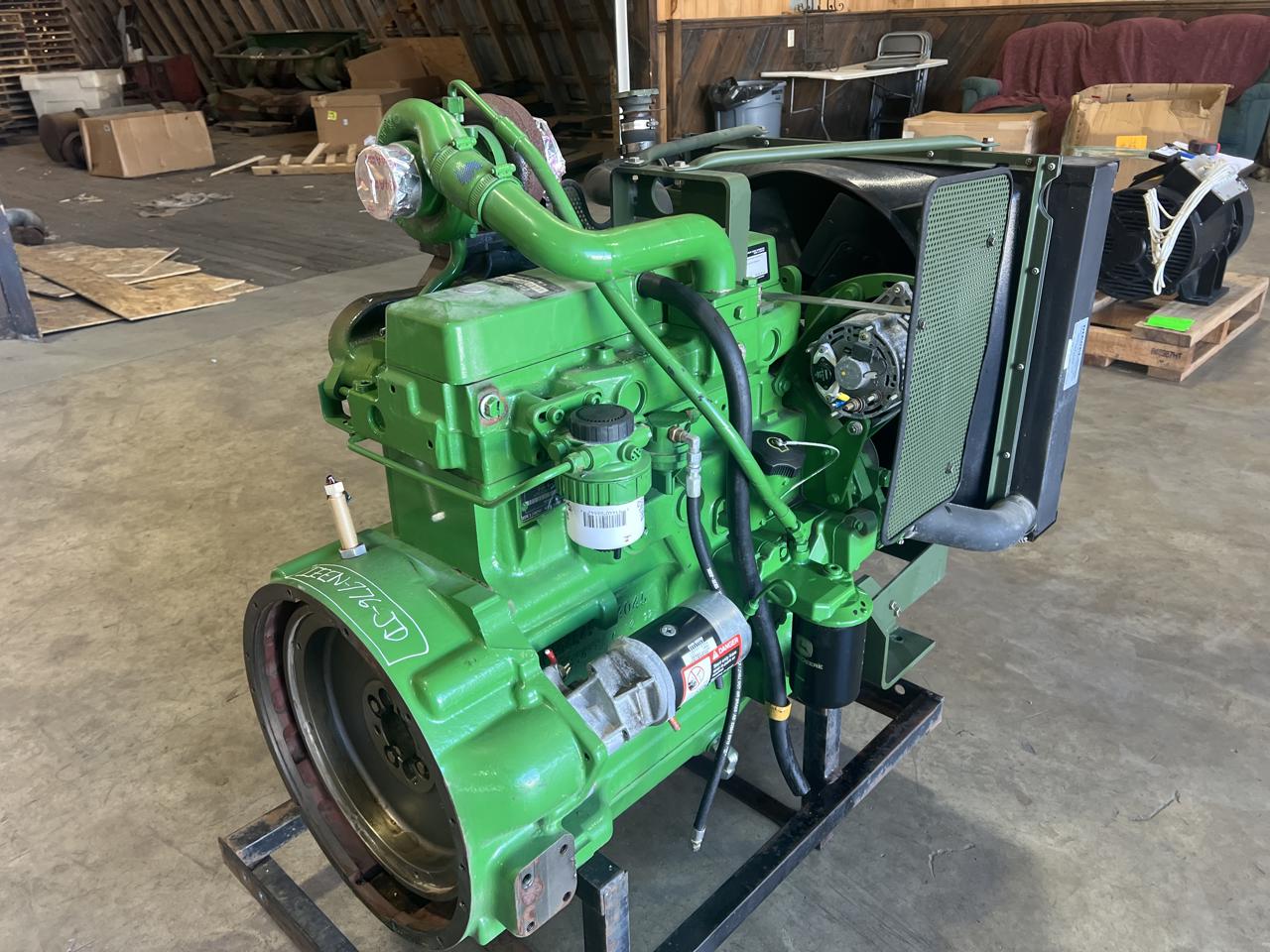 John Deere 4.5 Liter Mechanical Industrial Power Unit with Radiator Engine, Year - 2011, 50 Hours since new - Image 10