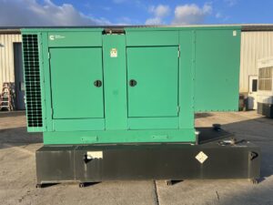 _150 kW Cummins/Onan Gen Set, with Sound Attenuated Enclosure and Base Fuel Tank, 6.7 Liter Cummins Diesel Engine, Year - 2016, 8 Hours, US EPA Tier 3 Pre Emission Engine
