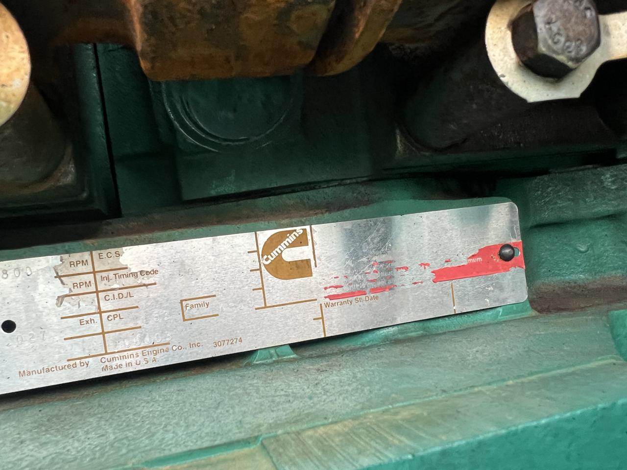 _500 kW Onan/Cummins Generator with Base Fuel Tank, 19 Liter Cummins Engine, Year - 1999 - Image 19