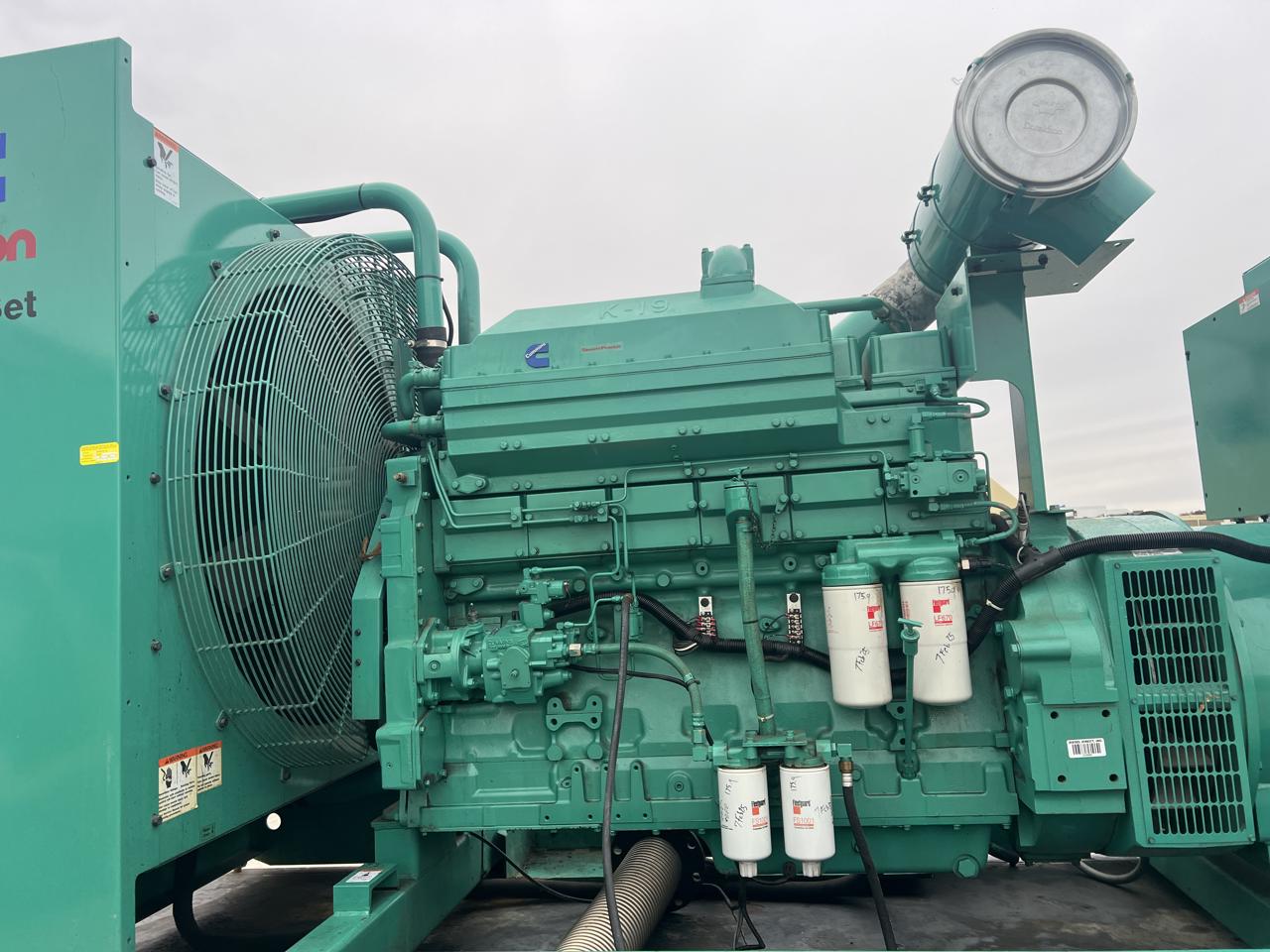 _500 kW Onan/Cummins Generator with Base Fuel Tank, 19 Liter Cummins Engine, Year - 1999 - Image 10