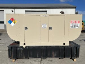__60 kW Katolight Generator, with Sound Attenuated Enclosure and Base Fuel Tank, 4.5 Liter John Deere Engine, 245 Hours