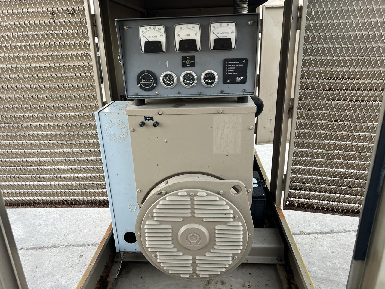 __60 kW Perkins Gen Set, with Enclosure and Base Fuel Tank, Year - 2001, 794 Hours - Image 16
