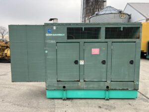 _125 kW Cummins/Onan Generator, 8.3 Liter Cummins Engine, 1125 Hours, with Sound Attenuated Enclosure and Base Fuel Tank