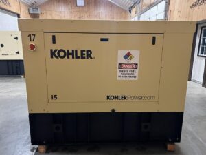 __15 kW Kohler Diesel GenSet, Year - 2021, 11 Hours, with Sound Attenuated Enclosure and Base Fuel Tank, US EPA Tier 3 Pre Emissions Engine