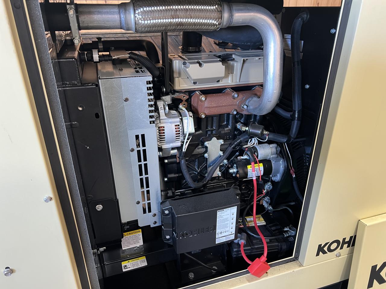 __15 kW Kohler Diesel Gen Set, Year - 2021, 4 Hours, Sound Attenuated Enclosure and Base Fuel Tank, US EPA Tier 3 Pre Emission Engine - Image 11