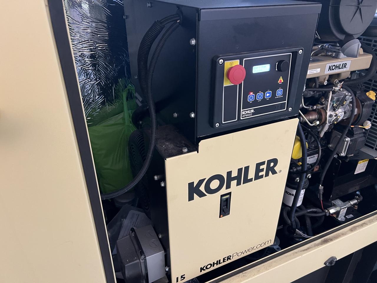 __15 kW Kohler Diesel Gen Set, Year - 2021, 4 Hours, Sound Attenuated Enclosure and Base Fuel Tank, US EPA Tier 3 Pre Emission Engine - Image 13
