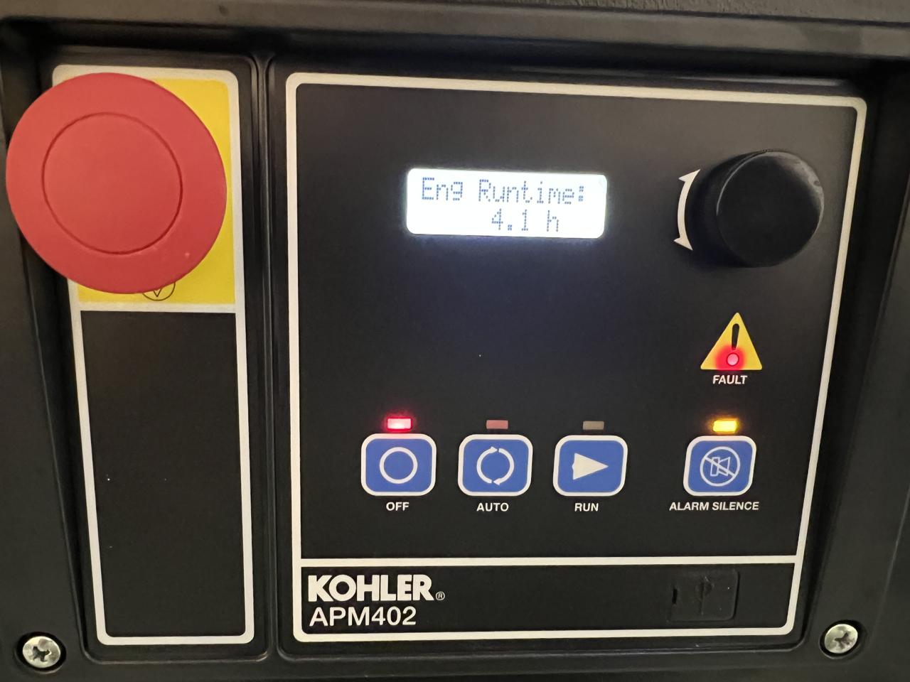 __15 kW Kohler Diesel Gen Set, Year - 2021, 4 Hours, Sound Attenuated Enclosure and Base Fuel Tank, US EPA Tier 3 Pre Emission Engine - Image 14