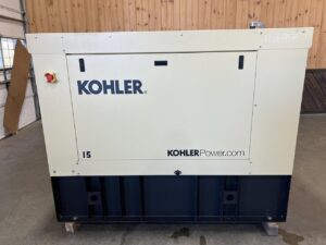 __15 kW Kohler Diesel Gen Set, Year - 2021, Sound Attenuated Enclosure and Base Fuel Tank, US EPA Tier 3 Pre Emission Engine