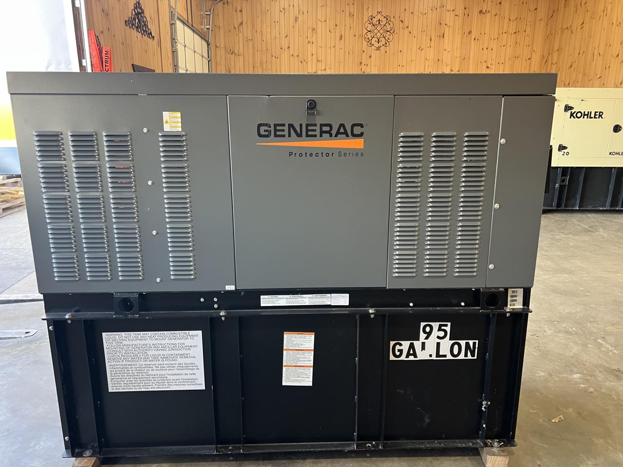 __15 kW Generac Diesel Commerical Genset, Year - 2021, 4 Hours, with Sound Attenuated Enclosure and Base Fuel Tank, US EPA Tier 3 Pre Emission Engine - Image 3