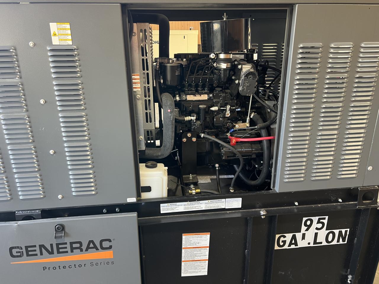 __15 kW Generac Diesel Commerical Genset, Year - 2021, 4 Hours, with Sound Attenuated Enclosure and Base Fuel Tank, US EPA Tier 3 Pre Emission Engine - Image 5