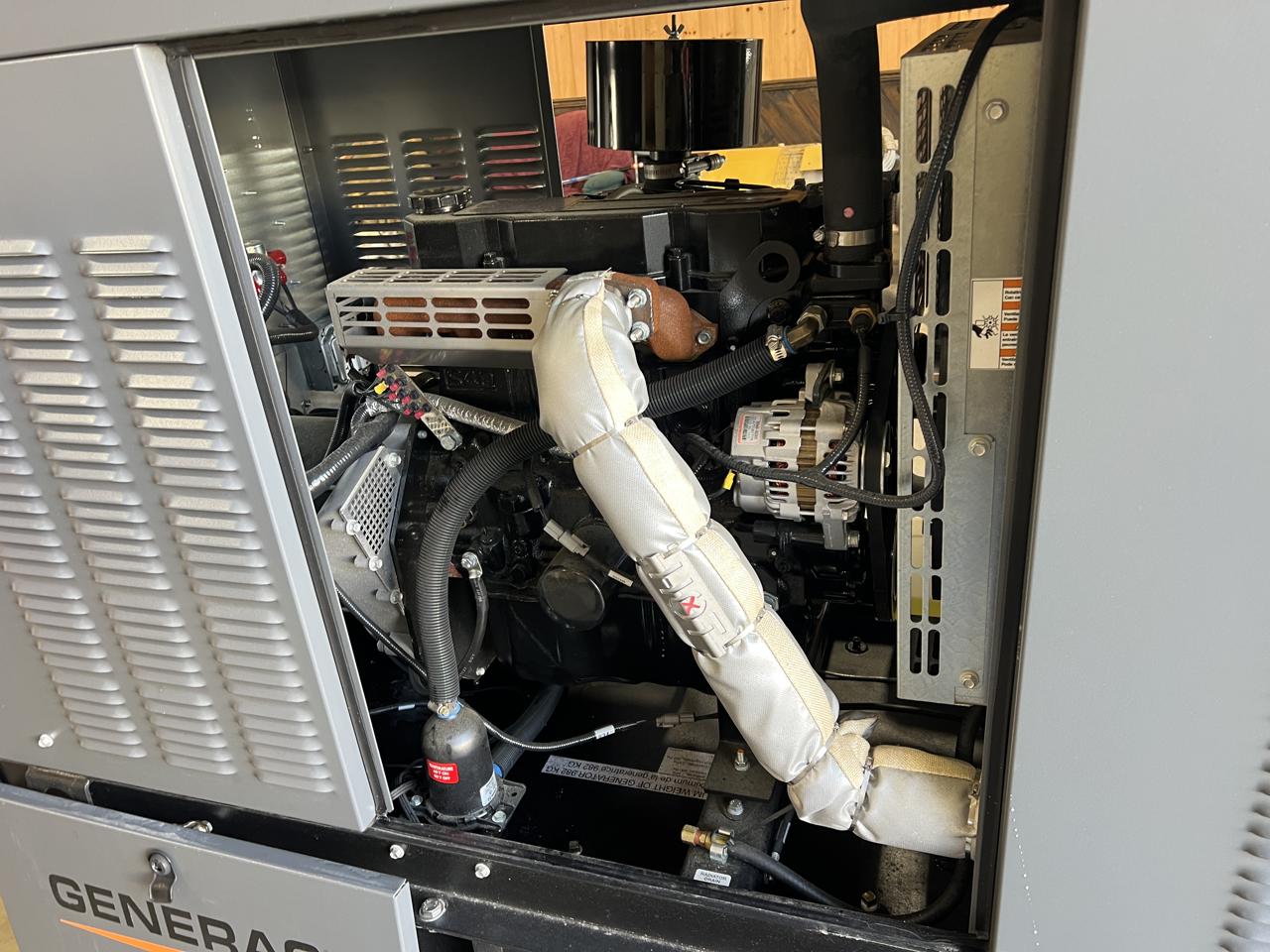 __15 kW Generac Diesel Commerical Genset, Year - 2021, 4 Hours, with Sound Attenuated Enclosure and Base Fuel Tank, US EPA Tier 3 Pre Emission Engine - Image 8